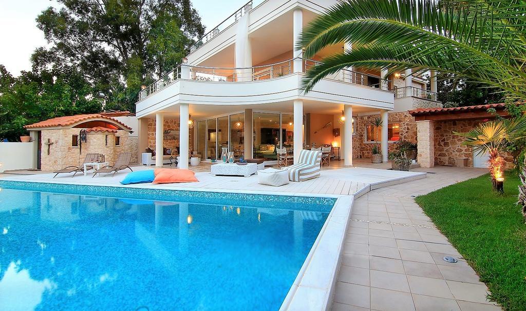Luxury Villa Sea Melody Palaiá Fókaia Extérieur photo